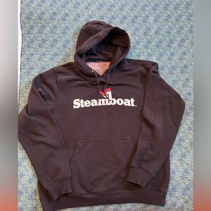 Black Steamboat Hoodie
